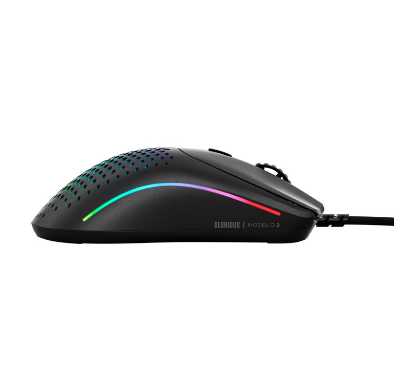 Glorious Model O 2 Lightweight Wired Optical Gaming Mouse with BAMF 2.0 Sensor - Matte Black